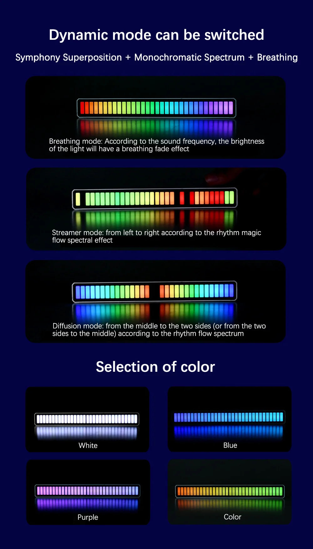 GlowPad™ RGB Pickup Rhythm 16/32 LED Light Bar