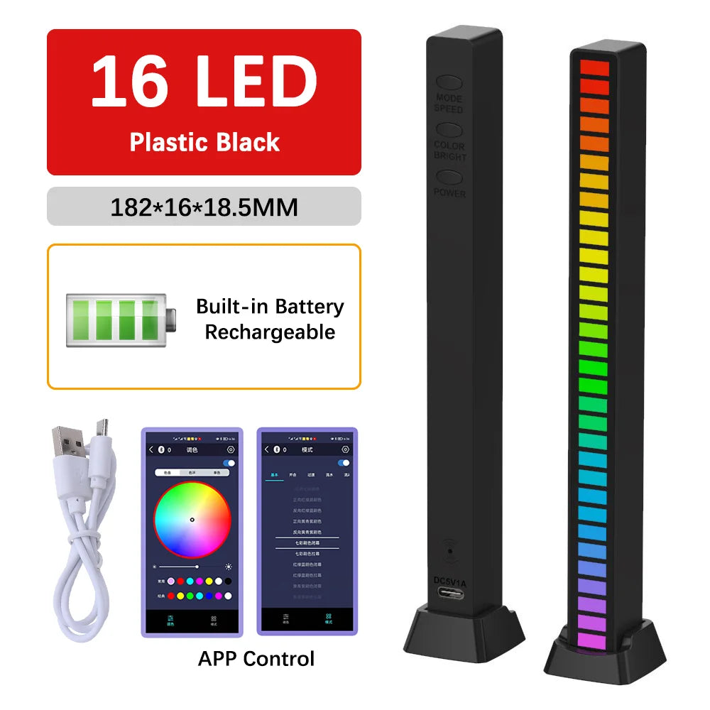 GlowPad™ RGB Pickup Rhythm 16/32 LED Light Bar